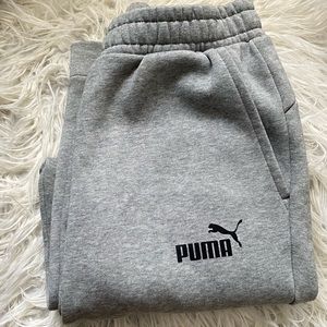Gray Puma Sweat Pants Size Small in Mens